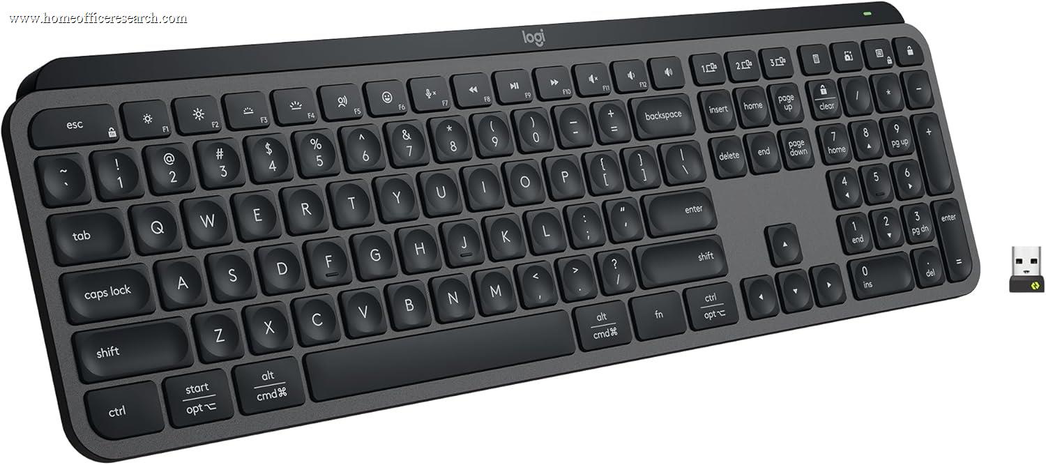 Logitech MX Keys S — top-rated keyboard