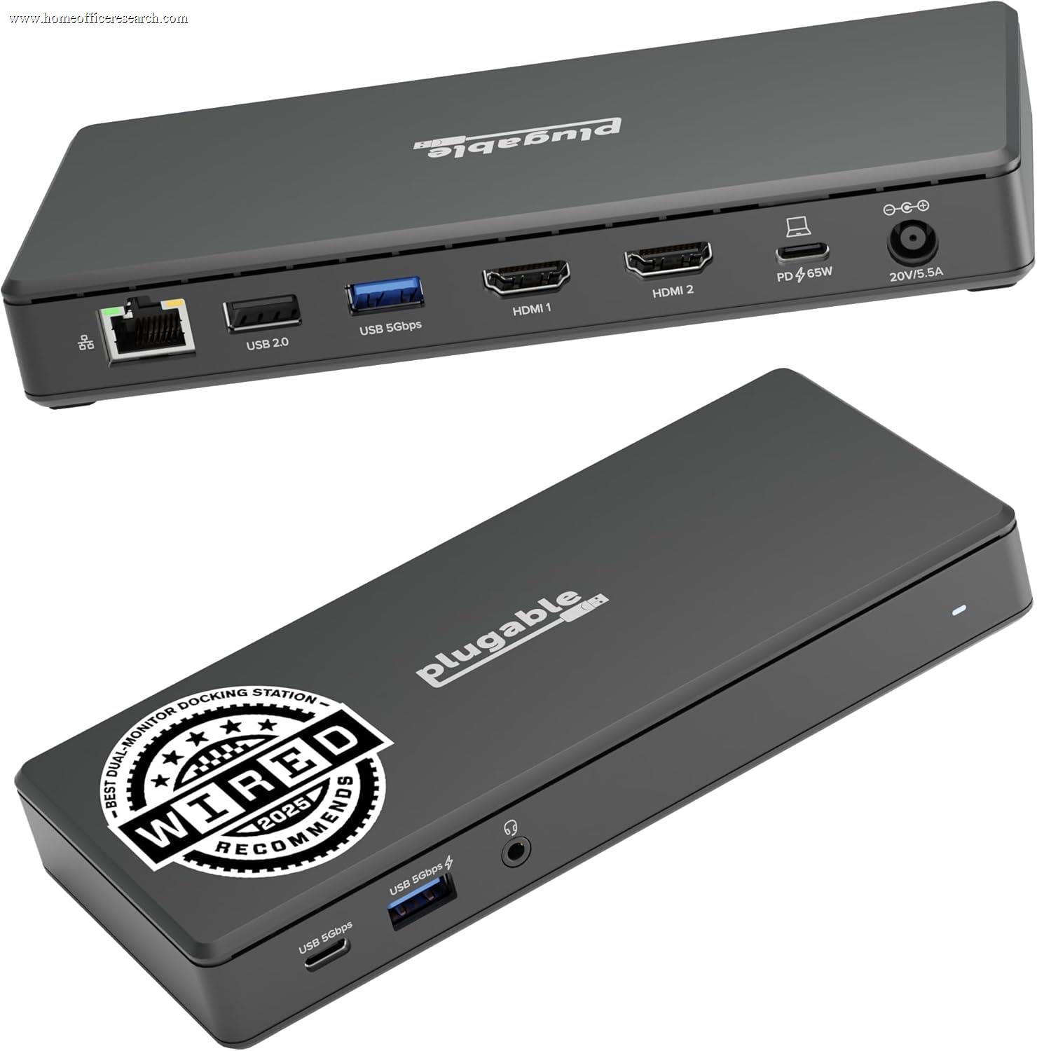 Plugable UD-MSTH2 USB-C Triple Display MST Hub