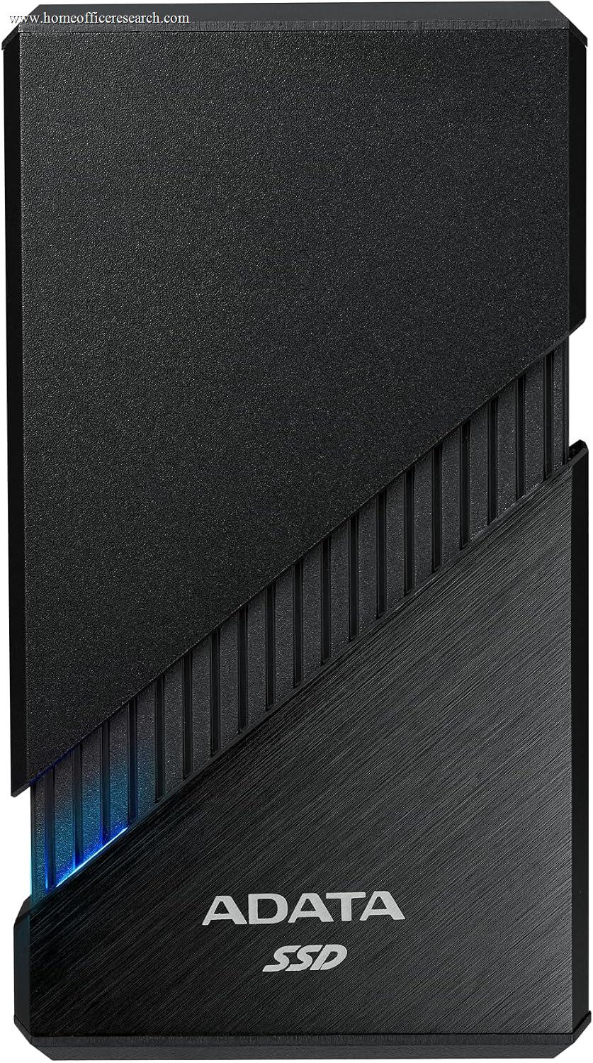 ADATA SE920 USB4 40 Gbps portable SSD with built-in active cooling fan