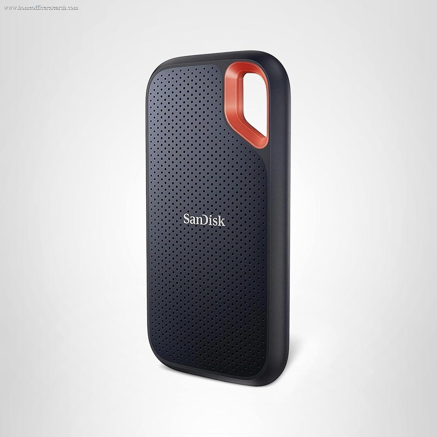 SanDisk Extreme Portable SSD V2, IP65 rugged USB 3.2 Gen 2 with carabiner loop