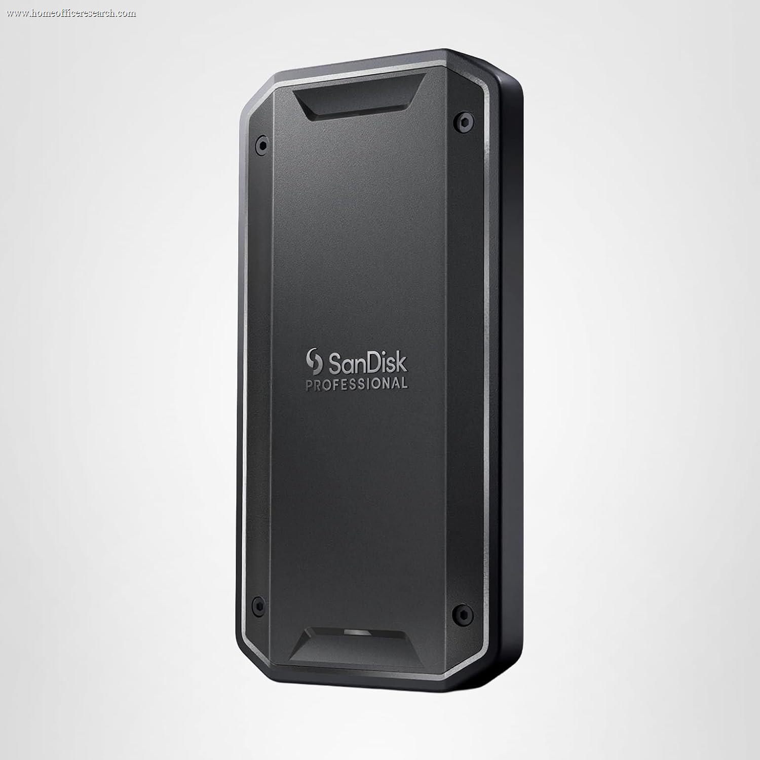 SanDisk Professional PRO-G40 SSD, IP68 rugged Thunderbolt 3 portable drive with forged aluminum chassis